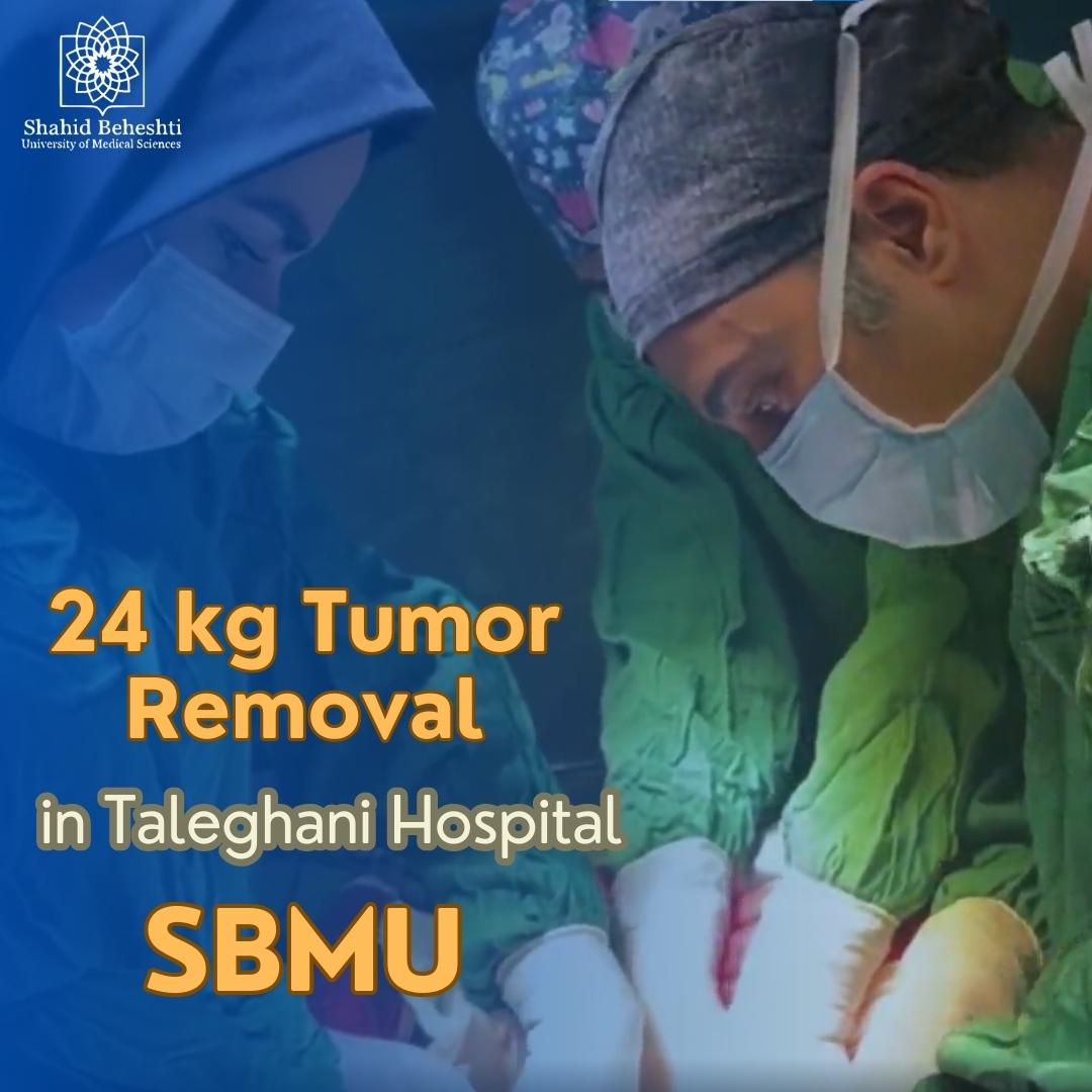 Liposarcoma surgery by which a 24-kg-tumor of a 46- year-old patient was removed